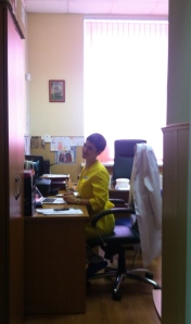 Anastasia in her office